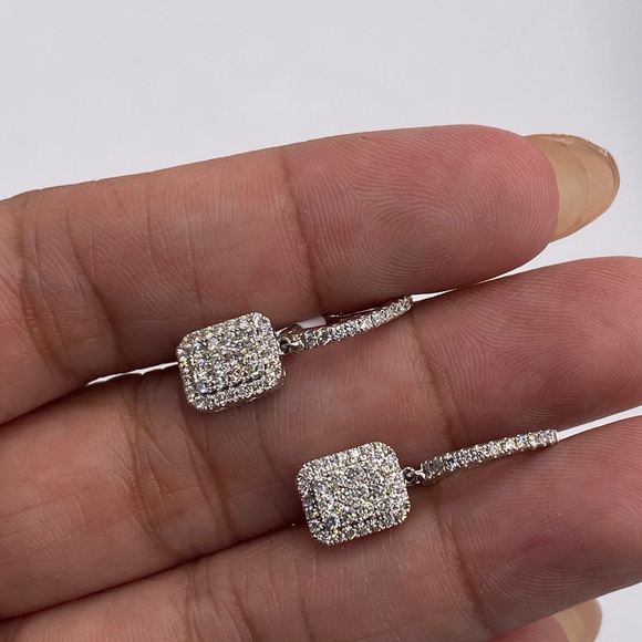 14K Gold Diamond Earrings